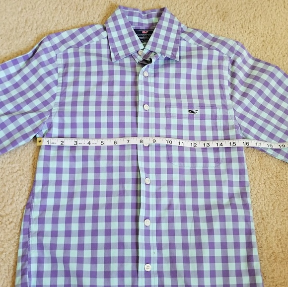 Vineyard Vines Gingham Slim Fit Tucker Shirt - Picture 3 of 6